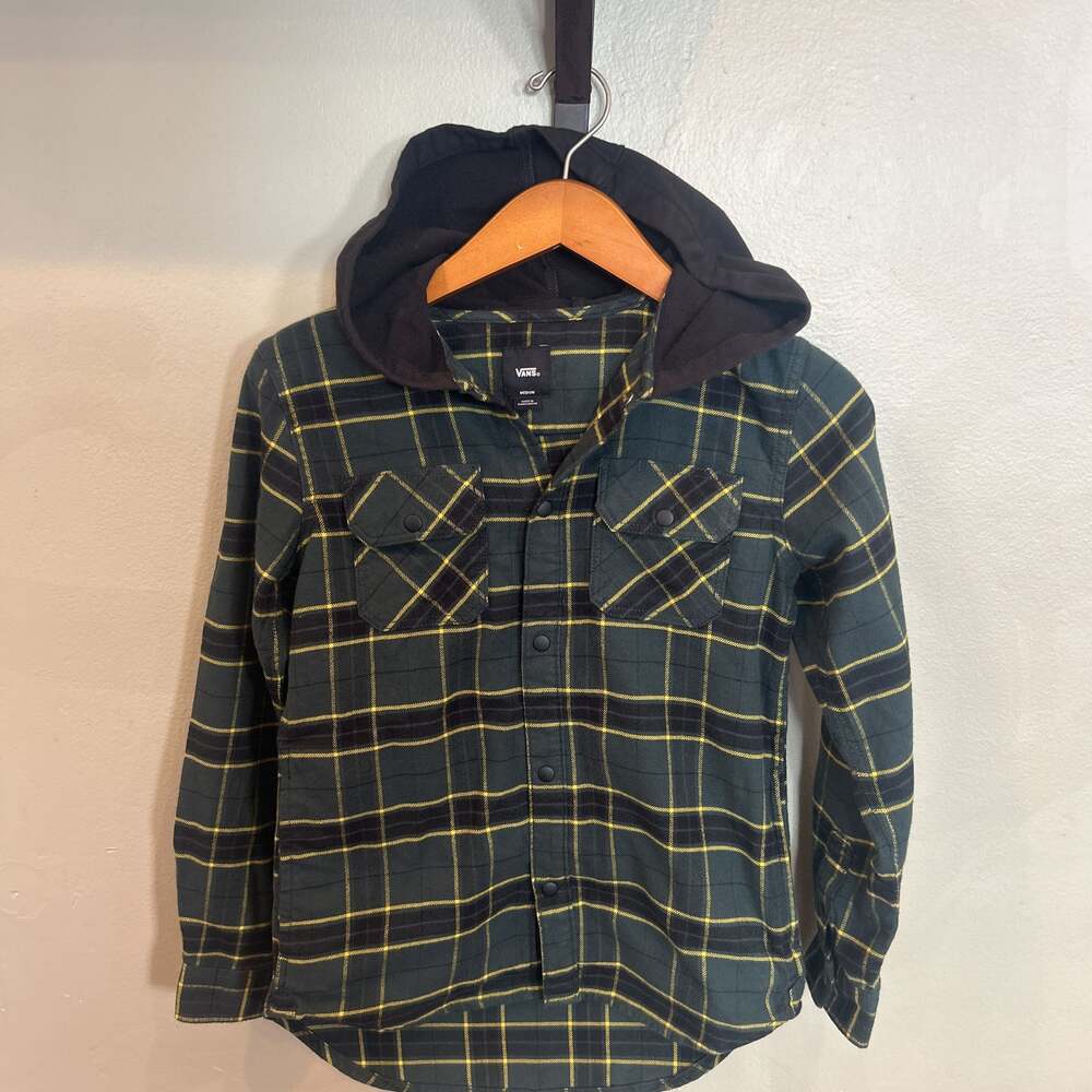 Vans Kids Parkway Hooded Flannel Shirt